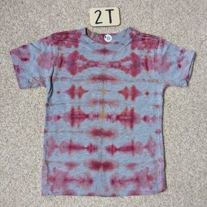 New Tiedye Unisex Toddler Short Sleeve Shirt